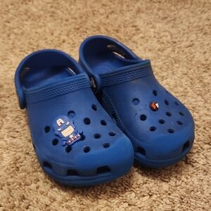 Kids Blue Crocs- Size C10